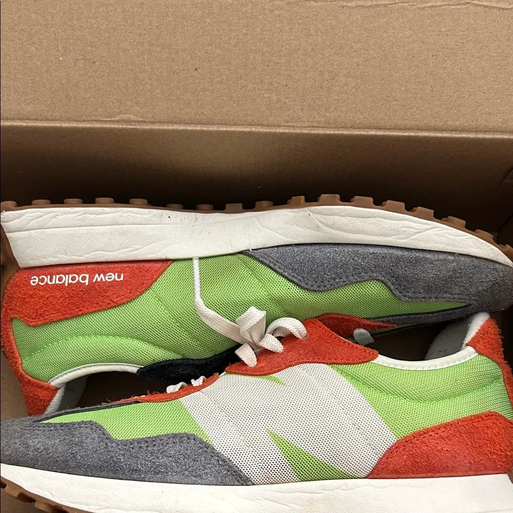New Balance Lime Green and Red Sneakers size 9.5 - Picture 1 of 5